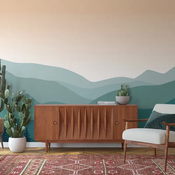 Vector__Landscape__Mountains_Mural_Wallpaper,_Pvc_Free,_Non-Toxic.