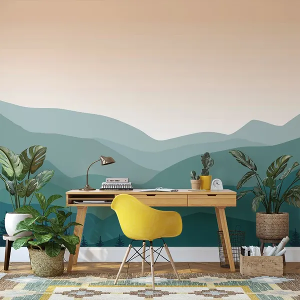 Vector__Landscape__Mountains_Mural_Wallpaper,_Pvc_Free,_Non-Toxic.