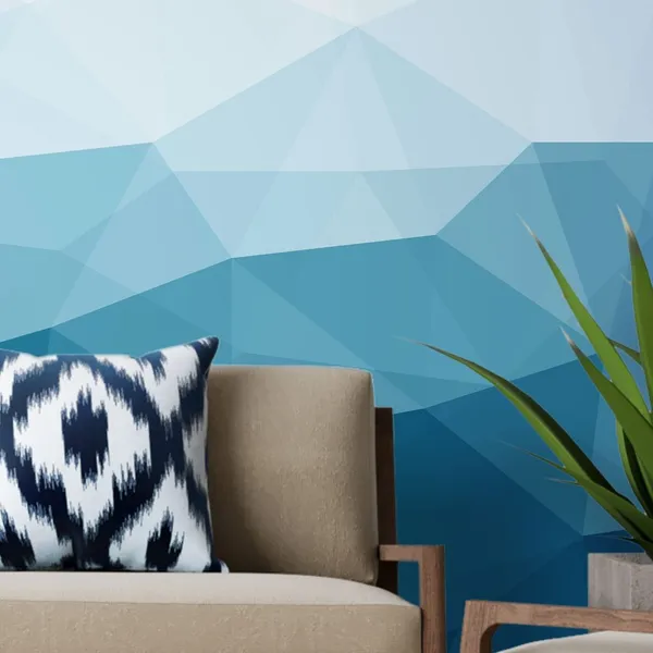 Blue_Geometric__Mural_Wallpaper