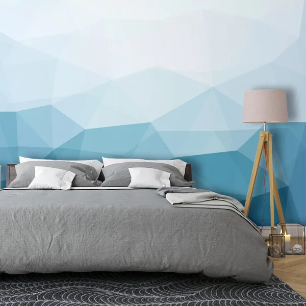 Blue_Geometric__Mural_Wallpaper