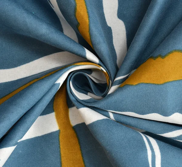 Blue_Cotton_Elastic_Fitted_Bedsheets_300_TC_With_2_Pillow_Covers