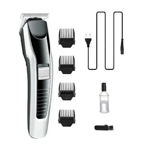 CHARTBUSTERS_AT-538_Rechargeable_Hair_Beard_Trimmer_for_Men_Trendy_Styler_HTC_Trimmer_Stainless_Steel_Sharp_Blade_Beard_Shaver_(Black)