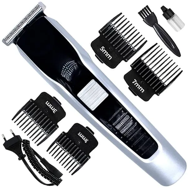 CHARTBUSTERS_AT-538_Rechargeable_Hair_Beard_Trimmer_for_Men_Trendy_Styler_HTC_Trimmer_Stainless_Steel_Sharp_Blade_Beard_Shaver_(Black)