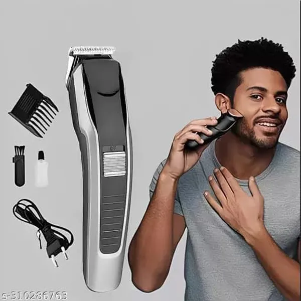CHARTBUSTERS_AT-538_Rechargeable_Hair_Beard_Trimmer_for_Men_Trendy_Styler_HTC_Trimmer_Stainless_Steel_Sharp_Blade_Beard_Shaver_(Black)