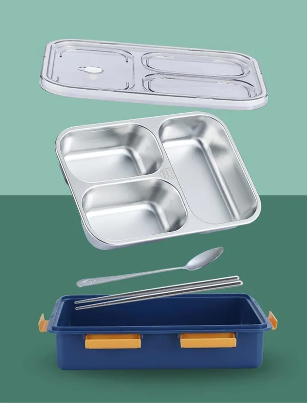 Stainless_Steel_Lunch_Boxes_(4_Compartment_Lunch_Box)_(Blue_Color),_200_milliliter