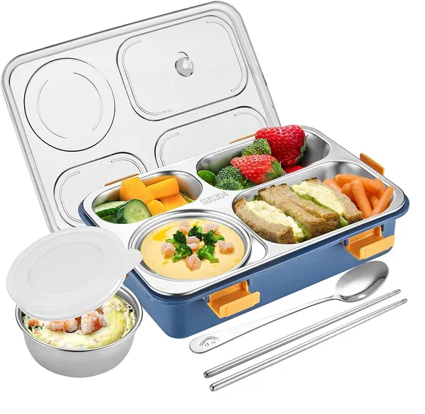 Stainless_Steel_Lunch_Boxes_(4_Compartment_Lunch_Box)_(Blue_Color),_200_milliliter
