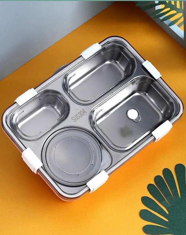 Stainless_Steel_Lunch_Boxes_(4_Compartment_Lunch_Box)_(Blue_Color),_200_milliliter
