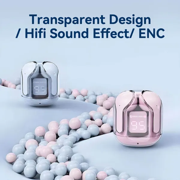Chartbusters_Crystal_Wireless_Earbuds,_Transparent_Charging_Case_and_LED_Digital_Display,_Bluetooth_Earphones_with_ENC_Noise_Cancelation,_Touch_Control_(MULTI_COLOR_)