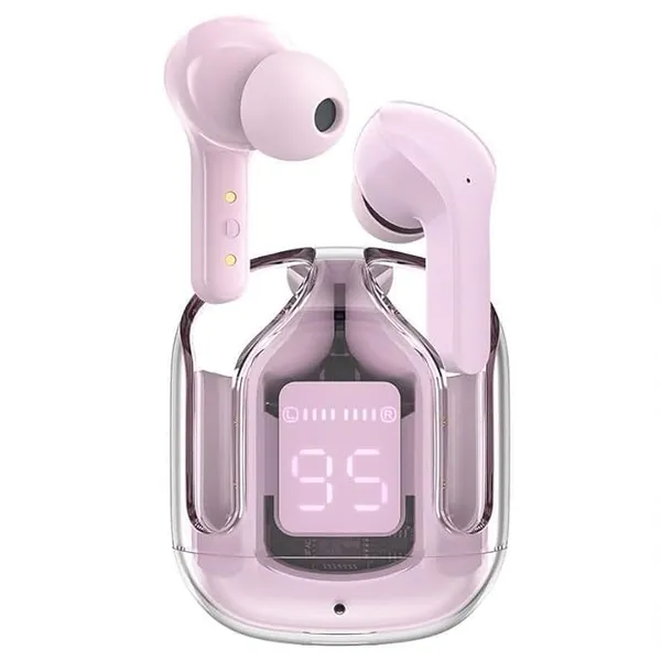 Chartbusters_Crystal_Wireless_Earbuds,_Transparent_Charging_Case_and_LED_Digital_Display,_Bluetooth_Earphones_with_ENC_Noise_Cancelation,_Touch_Control_(MULTI_COLOR_)
