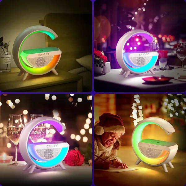 G_Shape_Rechargeable_Multifunctional_Bluetooth_Speaker_with_15W_Wireless_Charger_Cum_Color_Changing_Desk_Lamp_Luxurious_Google_Bedside_Table_Lamp_FM_Radio_with_AUX_and_Wireless_Charger