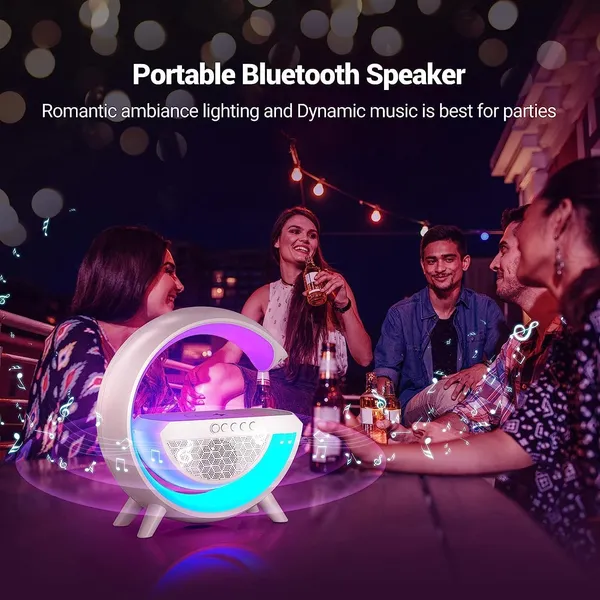 G_Shape_Rechargeable_Multifunctional_Bluetooth_Speaker_with_15W_Wireless_Charger_Cum_Color_Changing_Desk_Lamp_Luxurious_Google_Bedside_Table_Lamp_FM_Radio_with_AUX_and_Wireless_Charger