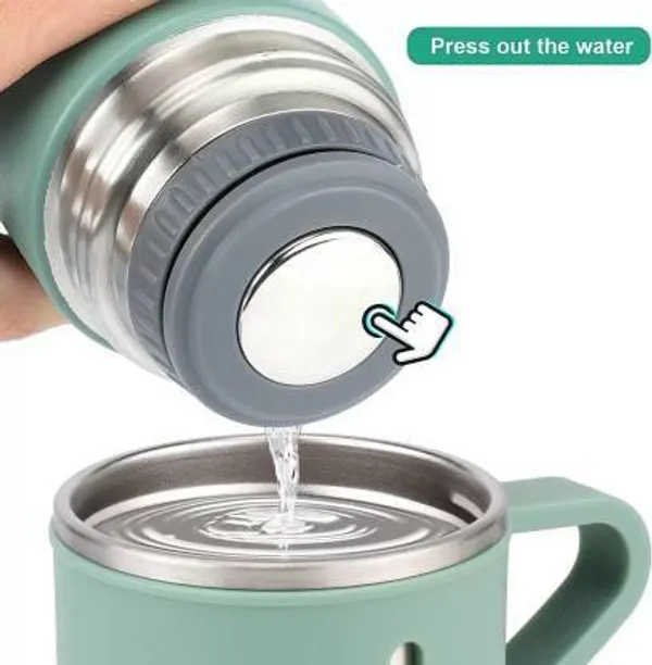 Green_Vacuum_Insulated_Flask_Set_3Cup_Set_for_Hot_&_Cold_Drink_(GiftSet)