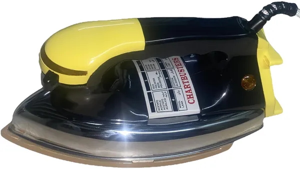 Black_&_Yellow_1.5Kg_Heavy_Weight_Instant_Heat_Gold_Plate_Coated_Non_Stick_1000_W_Dry_Iron