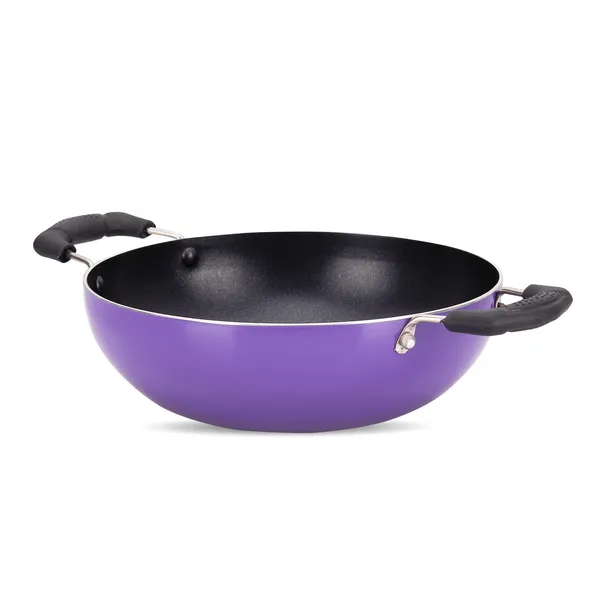 Set_of_3_pcs_Purple_Nonstick_Dosa_Tawa_260,Kadai_220,_Frypan_220,_Non_Induction