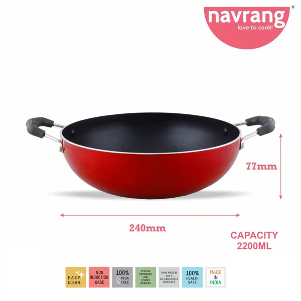 Red_Non_Stick_Aluminium_Kadai_230mm,_Tawa_275mm,_Frypan240_mm,_Induction_Friendly,