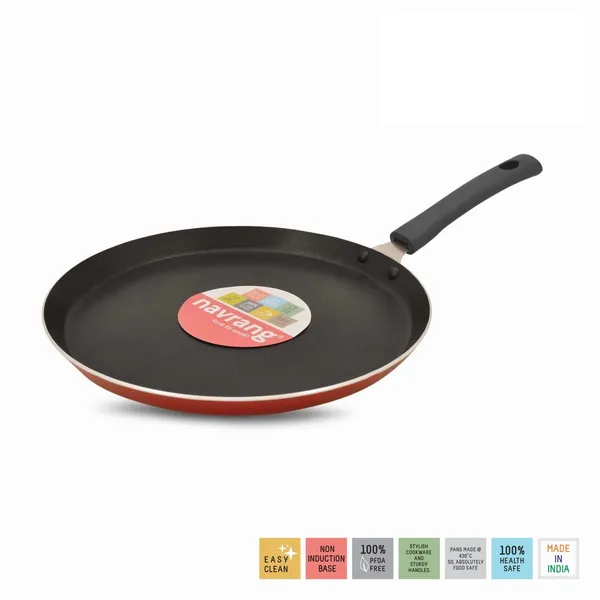 Set_of_4_pcs_Red_Non-Stick_Aluminium__Cookware_Set,Dosa_Tawa_&_Roti_Tawa_275_&_Kadai_230_&_Ss_Lid_,Non-Induction