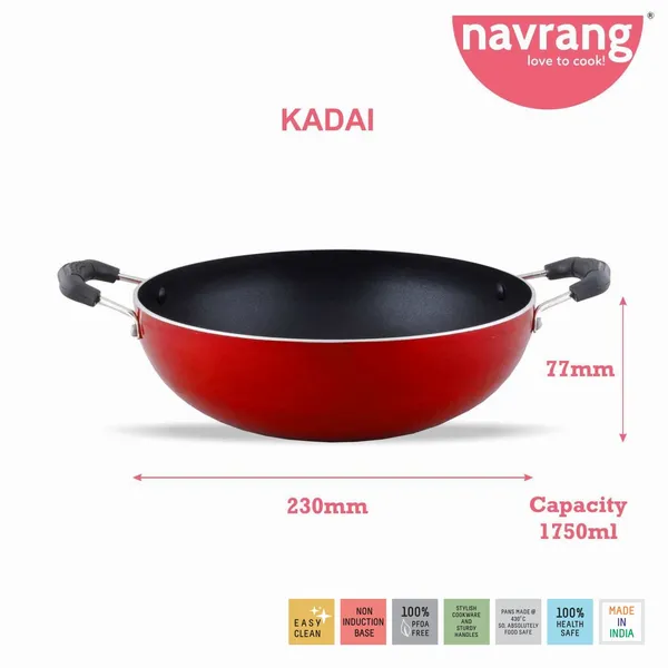 Set_of_4_pcs_Red_Non-Stick_Aluminium__Cookware_Set,Dosa_Tawa_&_Roti_Tawa_275_&_Kadai_230_&_Ss_Lid_,Non-Induction