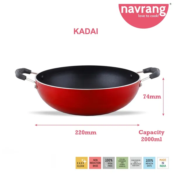 Set_of_7_pcs_Red_Non_stick_Aluminium_Cookware_Set_Tawa_260+Kadai_220+Frypan_220+Appakara_7_Kulies_WOH_+_SS_Lid+_Spatula_,_Non_Induction