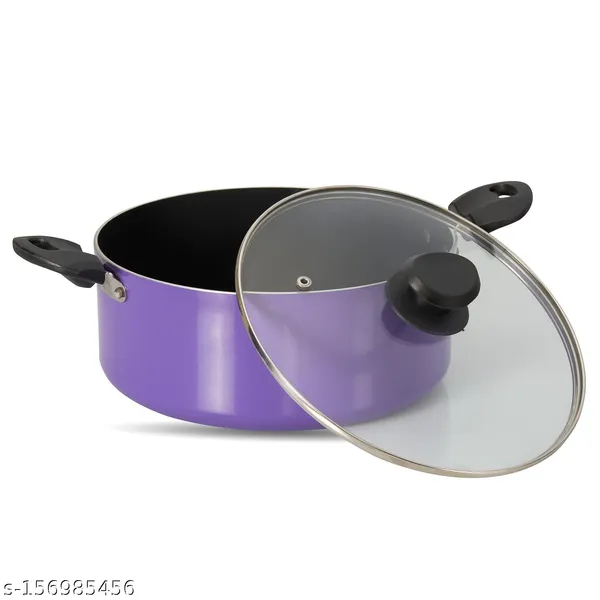 Purple_Non-Stick_Non_Induction_Aluminium_Stew_Pot_240Mm_With_Ss_Lid