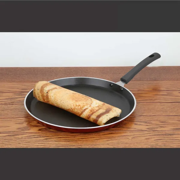 Red_Non_Stick_Aluminium_Dosa_Tawa_275_mm_And_Roti_Tawa_275_mm_Combo_Non_Induction