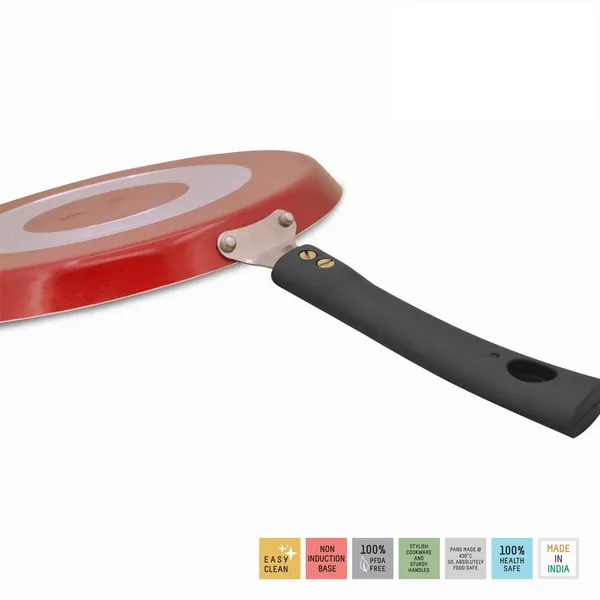 Red_Non_Stick_Aluminium_Dosa_Tawa_275_mm_And_Roti_Tawa_275_mm_Combo_Non_Induction
