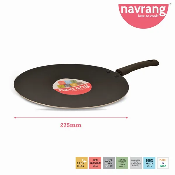 Red_Non_Stick_Aluminium_Dosa_Tawa_275_mm_And_Roti_Tawa_275_mm_Combo_Non_Induction