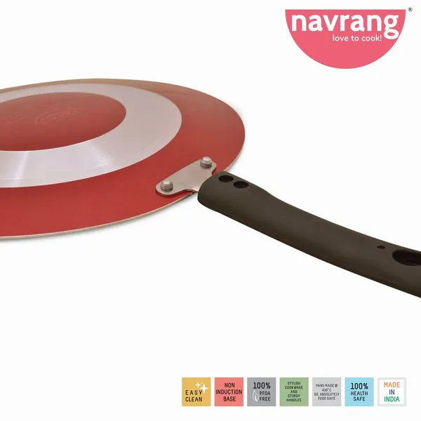 Red_Non_Stick_Aluminium_Dosa_Tawa_275_mm_And_Roti_Tawa_275_mm_Combo_Non_Induction