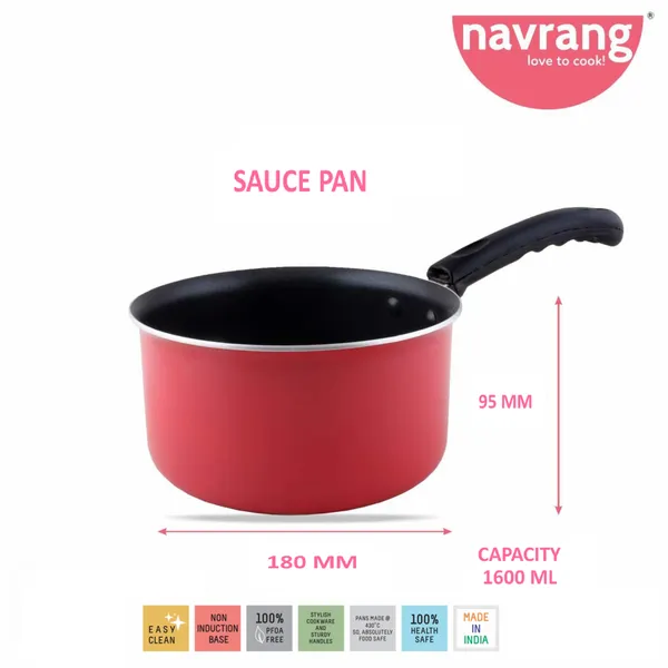 Red_Nonstick_Sauce_Pan/_Tea_Pan,_Red,_Non_Induction_180Mm._1.7_Liters_Capacity