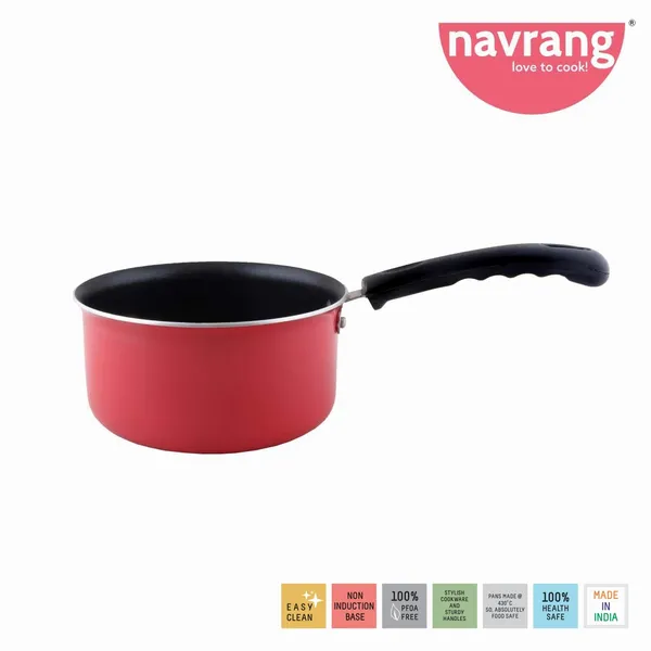Red_Nonstick_Sauce_Pan/_Tea_Pan,_Red,_Non_Induction_180Mm._1.7_Liters_Capacity