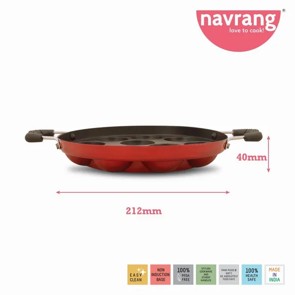 Red_Casting_Nonstick_Appakara_/_Appapatram_/_Paniyarkal_/_Paniyaram_12_Kulies_Light_Weight_With_Ss_Lid_Non_Induction
