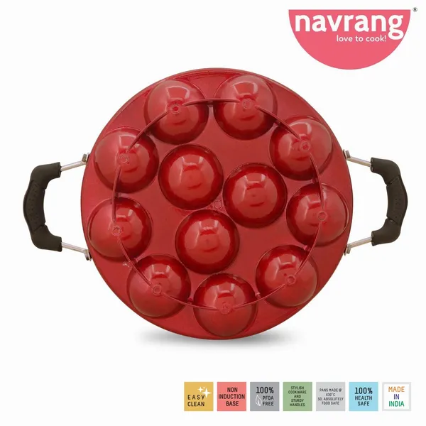 Red_Casting_Nonstick_Appakara_/_Appapatram_/_Paniyarkal_/_Paniyaram_12_Kulies_Light_Weight_With_Ss_Lid_Non_Induction