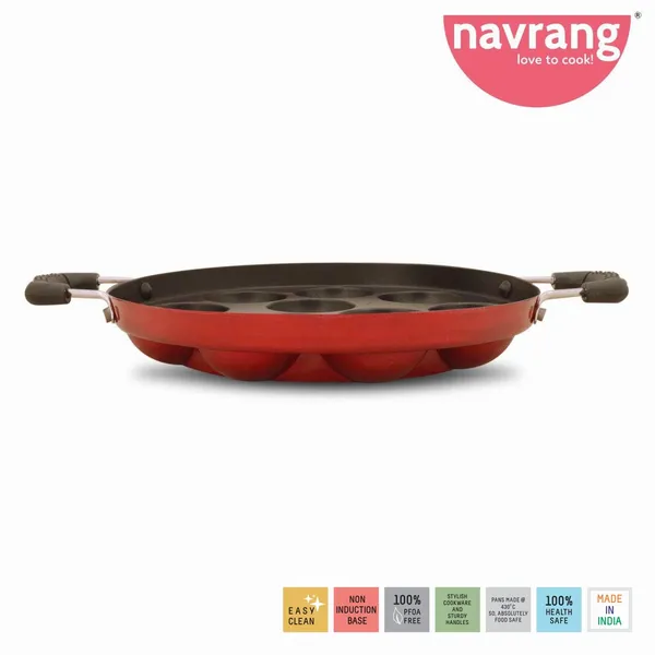 Red_Casting_Nonstick_Appakara_/_Appapatram_/_Paniyarkal_/_Paniyaram_12_Kulies_Light_Weight_With_Ss_Lid_Non_Induction