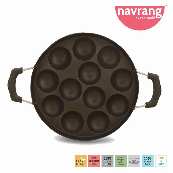 Red_Casting_Nonstick_Appakara_/_Appapatram_/_Paniyarkal_/_Paniyaram_12_Kulies_Light_Weight_With_Ss_Lid_Non_Induction