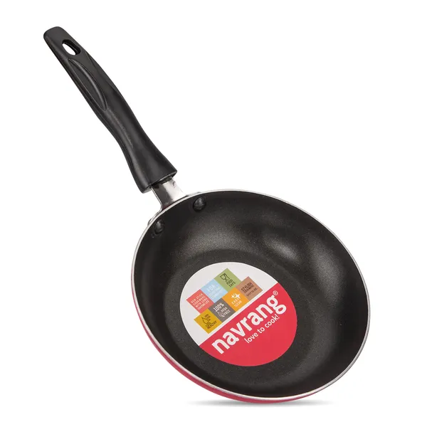 Red_Nonstick_Aluminium_Non_Induction_Fry_Pan_160_mm._550_ML_Capacity