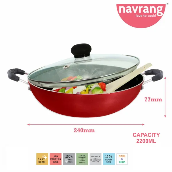 Set_of_3_pcs_Red_Nonstick__Kadai,_Tawa_And_Fry_Pan_With_Common_Glass_Lid