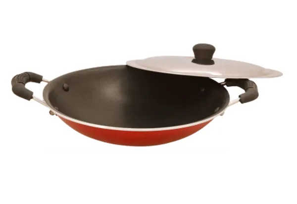 Set_of_2_pcs_Red_Nonstick_Aluminium_,Tawa_260+Appachetty_SS_Lid,_Non_induction