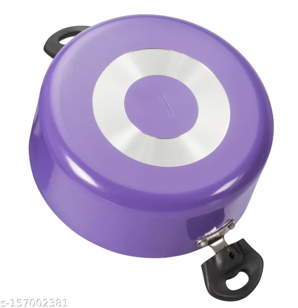 Purple_Nonstick_Aluminium_Non_Induction_Stew_Pot_220_mm_With_Glass_Lid,_3200_ML_Capacity