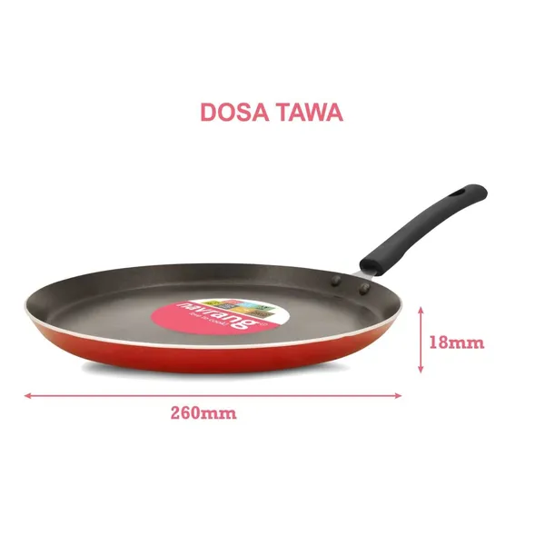 Red_Non_Stick_Non_Induction_Aluminium_Dosa_Tawa_Small_260Mm