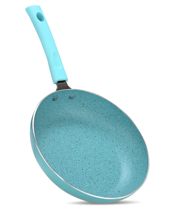 Set_of_2_pcs_Aqua_Blue_Granite_Aluminium_Non-Stick_Cookware_Set,Tawa_260_mm_&_Fry_Pan_240_mm_&_Glass_Lid,Non-Induction