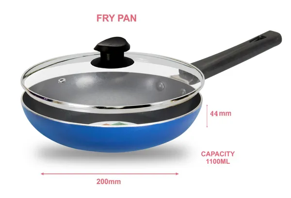 Set_of_3_pcs_Blue_Nonstick_Dosa_Tawa_240,_Frypan_200_And_Glass_Lid,_Non_Induction