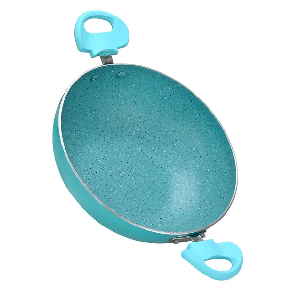 Aqua_Blue_Nonstick_Aluminium_Non_Induction_Kadai_240_mm_With_Glass_Lid_Soft_Touch_Handle_And_Knob,_2500_ML_Capacity