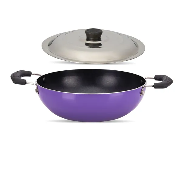 Set_of_3_pcs_Purple_Nonstick_Combo_Set_Dosa_Tawa_260,_Kadai_220,Sslid,_Non_Induction