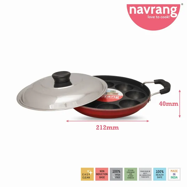 Red_Casting_Nonstick_Appakara_/_Appapatram_/_Paniyarkal_/_Paniyaram_9_Kulies_Heavy_With_Ss_Lid_Non_Induction