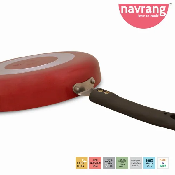 Red_Non_Stick_Non_Induction_Aluminium_Straight_Fry_Pan_With_Ss_Lid,230Mm