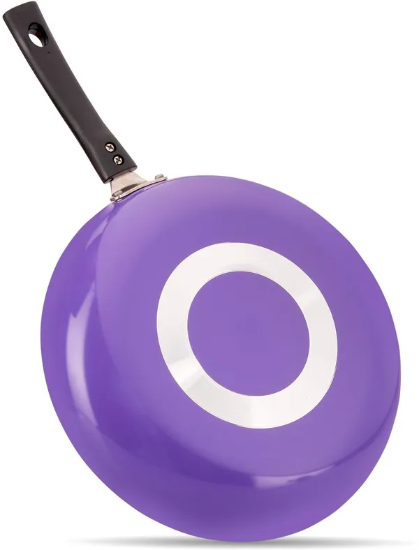 Purple_Non_Stick_Non_Induction_Aluminium_Fry_Pan_280Mm_With_Glass_Lid