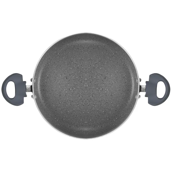 Grey_Nonstick_Aluminium_Induction_Base_Stew_Pot/_Biryani_Pot_240_mm_With_Glass_Lid_Soft_Touch_Handle_And_Knob,_4300_ML_Capacity