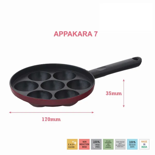 Red_Nonstick_Appakara/Paniyaram/Paniyakal_Kulies_Mm