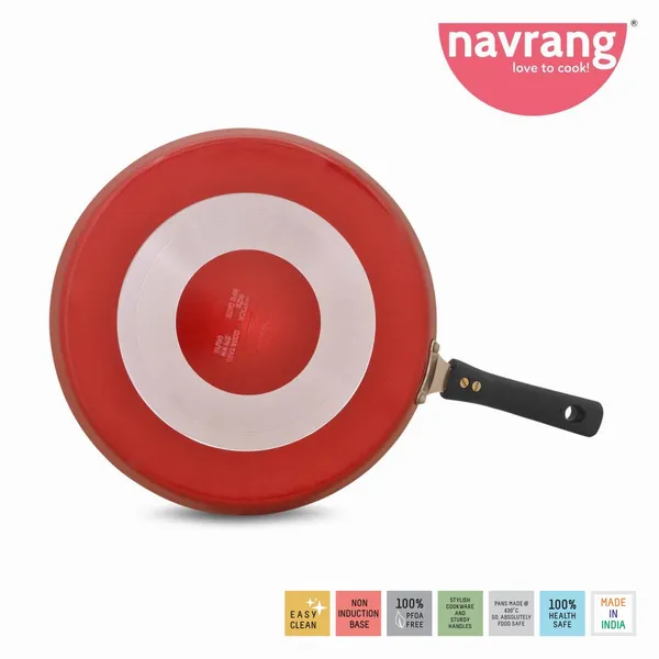 Red_Nonstick_Aluminium_Non_Induction_Dosa_Tawa_250Mm