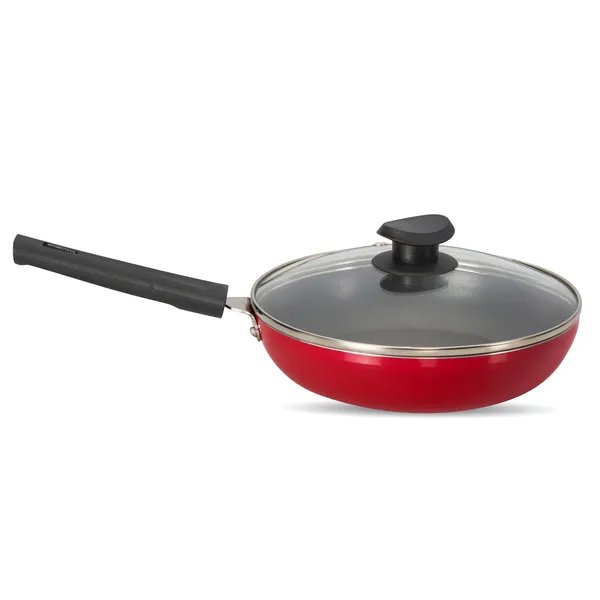 Red_Non_Stick_Induction_Base_Aluminium_Fry_Pan_260Mm_With_Glass_Lid.
