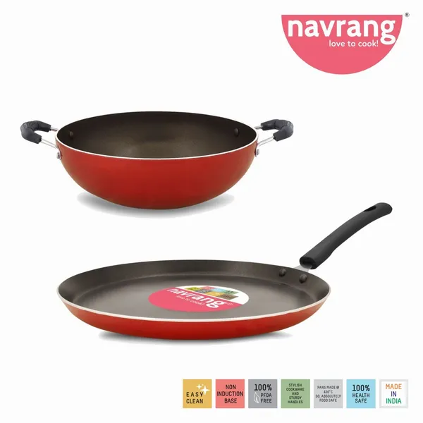 Red_Non_Stick_Dosa_Tawa_275+_Kadai_230_NON-INDUCTION